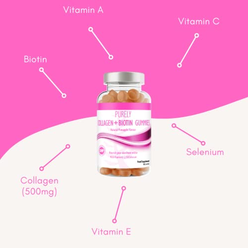 Collagen Gummies with Vitamins for Women Men Adults - Skin, Hair, Nail & Cartilage Health Pure Food Supplements uk supplements