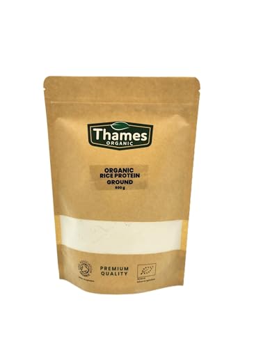 Thames Organic Organic Rice Protein Ground: Premium Plant-Based Protein for Health & Fitness Enthusiasts Thames Organic uk supplements