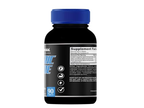 VitaHalal Nitric Oxide Supplement - Powerful Nitric Oxide Booster for Men to Support Blood VitaHalal uk supplements