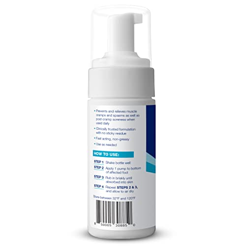 Theraworx Fast-Acting Foam for Foot Cramp Relief with Magnesium Sulfate - 3.4 Fl Oz - 1 Count Theraworx uk supplements