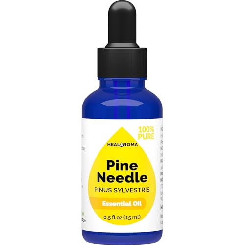 Pine Needle Essential Oil 15 ml - 0.5 oz - Pure & Natural - with Pipette Dropper MONOHERB uk supplements