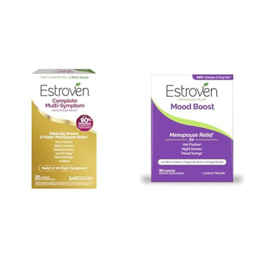 Estroven Complete Multi-Symptom Menopause Supplement for Women & Mood Boost Estroven uk supplements