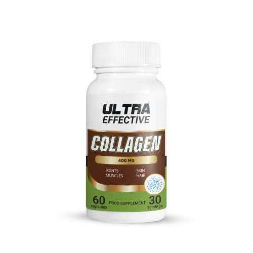 Collagen, Joint Muscles, Hair and Skin Supplement, 60 Capsules, Ultra Effective Ultra Effective uk supplements