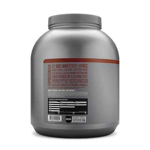 Isopure Protein Powder, Whey Isolate with Vitamin C & Zinc for Immune Support, 25g Protein Isopure uk supplements