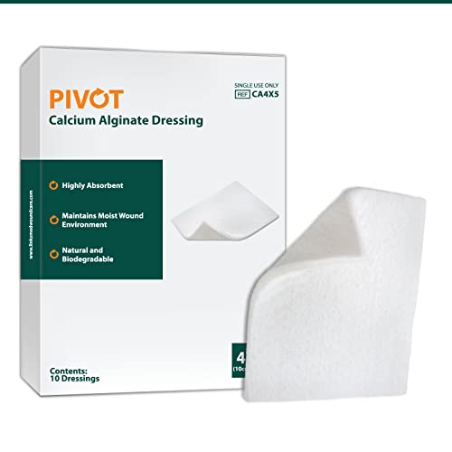 Pivot Calcium Alginate Wound Dressing – All-Natural First Aid | 4x5 Dressin LMP LINKS MEDICAL PRODUCTS INC. uk supplements