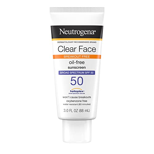 Neutrogena Clear Face Liquid Lotion Sunscreen for Acne-Prone Skin Neutrogena uk supplements