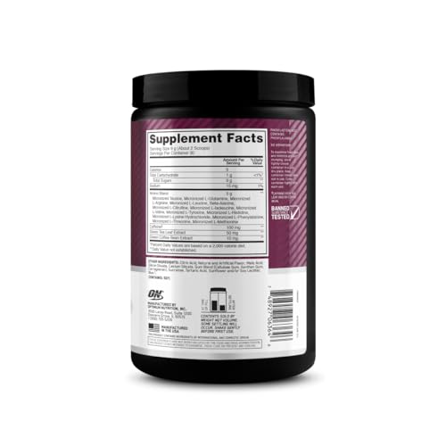 Optimum Nutrition Amino Energy - Pre Workout with Green Tea, BCAA, Amino Acids Optimum Nutrition uk supplements
