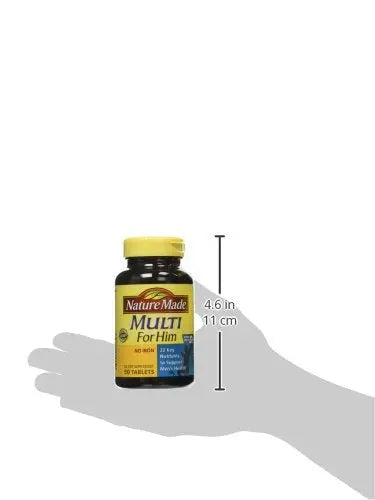 Nature Made Multivitamin For Him, Men's Multivitamin for Daily Nutritional Support, 90 Tablets (Pack of 3) Nature Made uk supplements