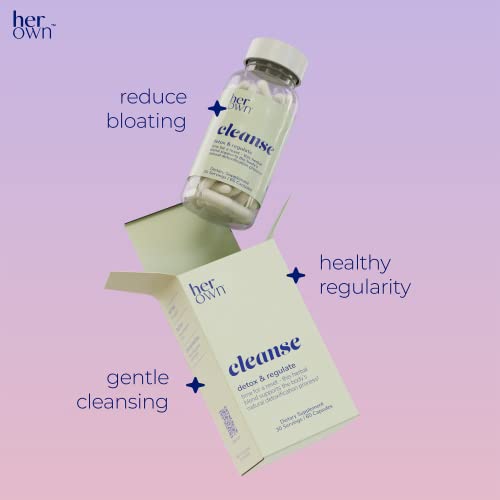 her own Cleanse, Gentle Detox, Supports Healthy Gut, Ocean Algae Cleanse, Prebiotic/Probiotic Blend her own uk supplements