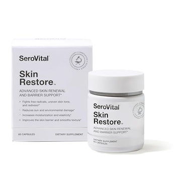 SeroVital Skin Restore, Healthy Skin Supplement with Ceramides and Hyaluronic Acid Serovital uk supplements