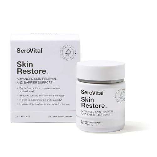 SeroVital Skin Restore, Healthy Skin Supplement with Ceramides and Hyaluronic Acid Serovital uk supplements