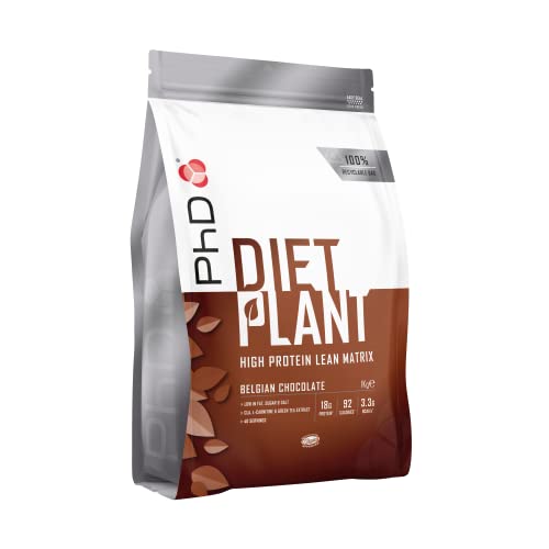 PhD Nutrition Diet Plant, Vegan Protein Powder Plant Based, High Protein Lean Matrix PhD uk supplements