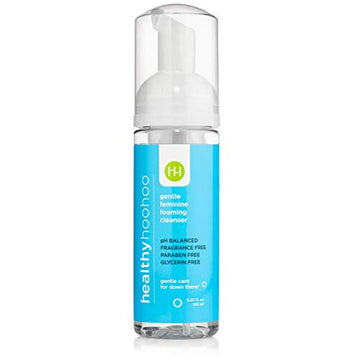 healthy hoohoo Gentle Feminine Foaming Cleanser - All Natural, Paraben- and Fragrance-free (5 fl oz) healthy hoohoo uk supplements