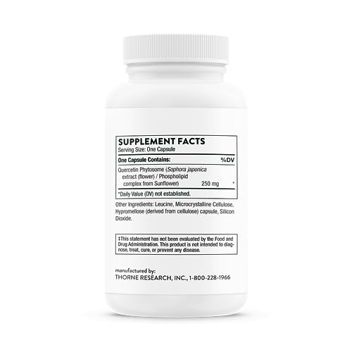 THORNE Quercetin Phytosome - Exclusive Phytosome Complex for Immune Health THORNE uk supplements