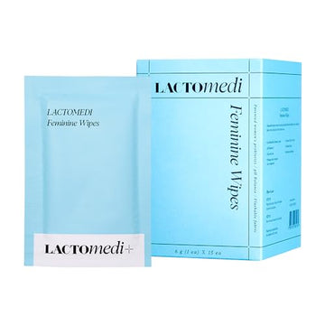 LACTOMEDI Feminine Wipes | Unscented Feminine Wipes | Individually Wrapped | pH-Balanced Feminine LACTOMEDI uk supplements
