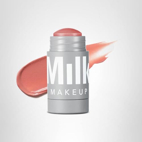 Milk Makeup Lip + Cheek Stick – Buildable Cream Blush + Lip Color w/Hydrating Mango Butter + Avocado Oil for a Natural Flush – Long-Lasting, Multiuse, Vegan Formula – Werk (Dusty Rose), 0.21 oz Milk Makeup uk supplements