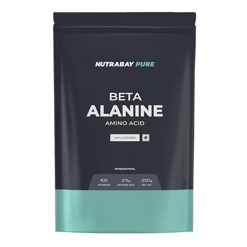 Nutrabay Pure 100% Beta Alanine Powder, Pre Workout supplement for Men & Women Nutrabay uk supplements
