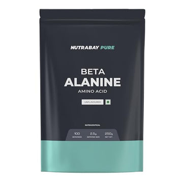 Nutrabay Pure 100% Beta Alanine Powder, Pre Workout supplement for Men & Women Nutrabay uk supplements
