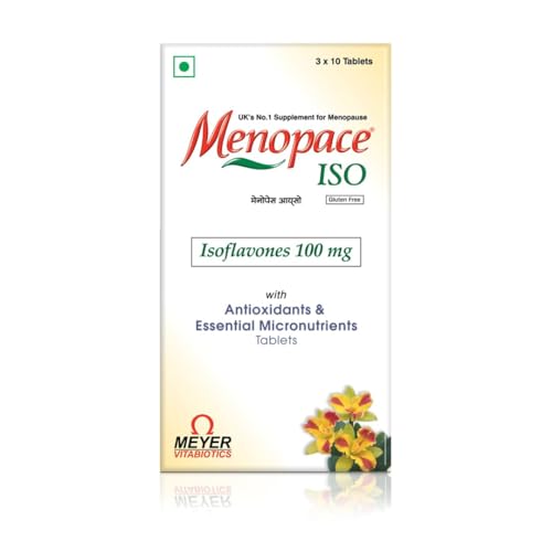 30 Tablets with Isoflavones, Amino acids & Essential Vitamins to Support Menopause Symptoms My Store uk supplements