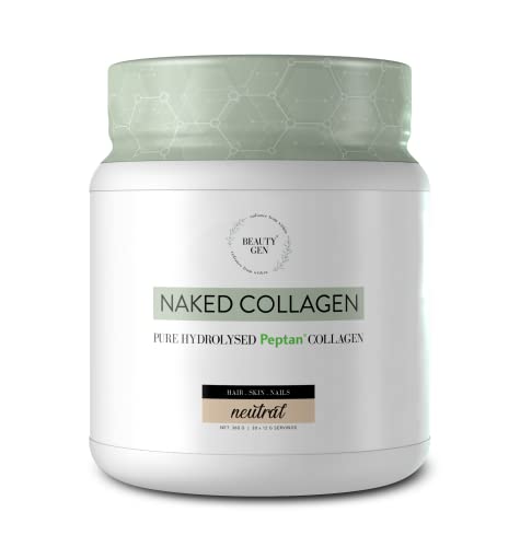 Beauty Gen Naked Collagen Powder for Women, Collagen Peptides Powder Type 1 & 111 Hydrolyzed Beauty Gen uk supplements