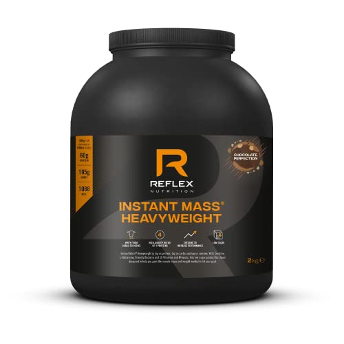 Reflex Nutrition Instant Mass Heavyweight, Mass Protein Powder, Over 1000 Calories Per Serving, 60g Protein Reflex Nutrition uk supplements