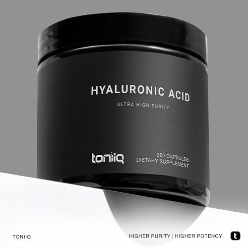 Toniiq Ultra High Purity Hyaluronic Acid Supplements - 95%+ Highly Purified and Bioavailab Toniiq uk supplements