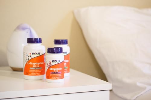 NOW Supplements, L-Tryptophan 500 mg, Encourages Positive Mood*, Supports Relaxation NOW uk supplements