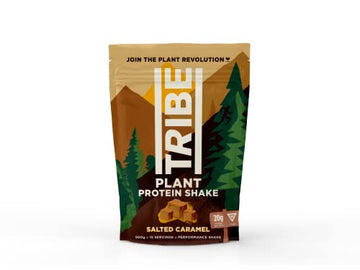 TRIBE Vegan Protein Powder - Salted Caramel - Pea and Rice Protein Blend - Vegan TRIBE uk supplements