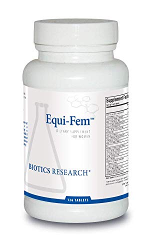 Biotics Research Equi Fem Multi-Vitamin Mineral Supplement for Women, High Dose Multi for Pre Menstrual Support, Hormonal Support, Black Cohosh, Dong Quai, Digestive Enzyme Support 126 Tablets BIOTICS RESEARCH uk supplements