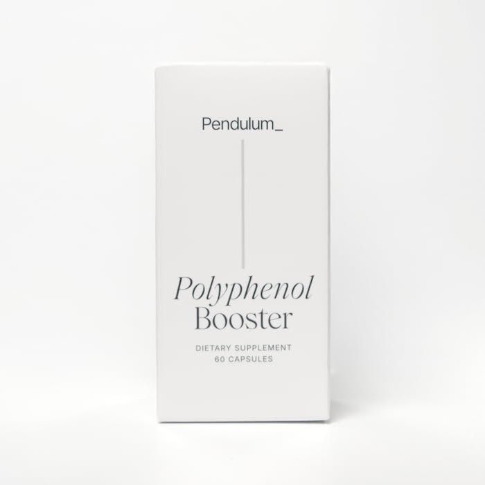 Pendulum Polyphenol Booster, Antioxidant from Superfoods, Beneficial Plant Compounds for Good Health, Helps Boost Akkermansia Muciniphila for Men & Women (60 Capsules, 1-Pack) Pendulum uk supplements