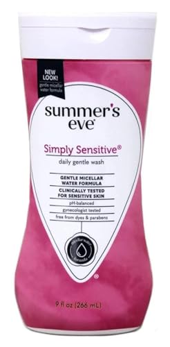 Summer's Eve Cleansing Wash | Simply Sensitive | 9 Ounce | pH-Balanced | Dermatologist & Gynecologist Summer's Eve uk supplements