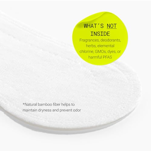 Flex Bamboo Panty Liners (50 Count) | Ultra Thin Daily Pantyliners | Fragrance-Free Feminine Care FLEX uk supplements