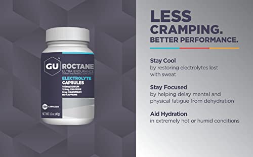 GU Energy Roctane Ultra Endurance Electrolyte Capsules, 50-Count Bottle GU Energy uk supplements