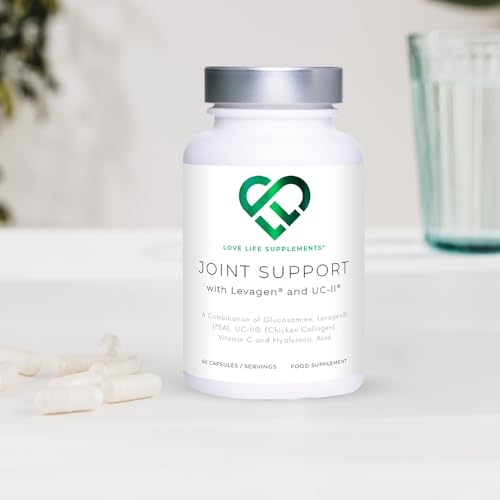 Love Life Supplements Joint Support with Levagen® (Palmitoylethanolamide) + UC-II® LOVE LIFE SUPPLEMENTS uk supplements