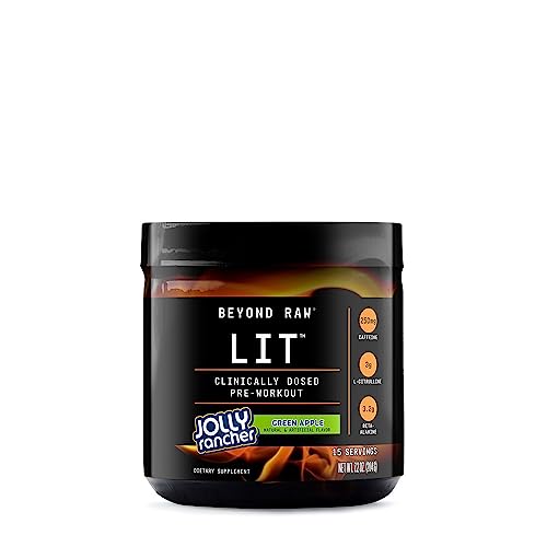 BEYOND RAW LIT | Clinically Dosed Pre-Workout Powder | Contains Caffeine, L-Citrulline BEYOND RAW uk supplements