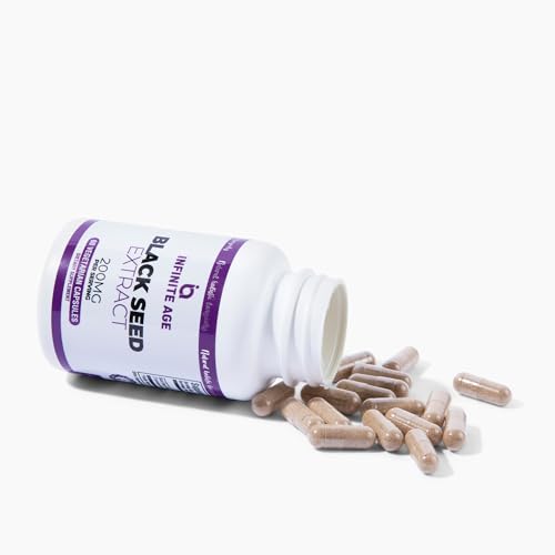 INFINITE AGE Dry Organic Black Seed Oil Extract Capsules - Nigella Sativa Seed Extract INFINITE AGE uk supplements