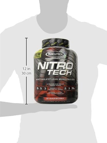 Whey Protein Powder, MuscleTech Nitro-Tech Whey Protein Isolate & Peptides, Protein MuscleTech uk supplements