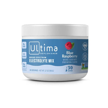 Ultima Replenisher Electrolyte Hydration Drink Mix, Blue Raspberry, 30 Servings Ultima Replenisher uk supplements