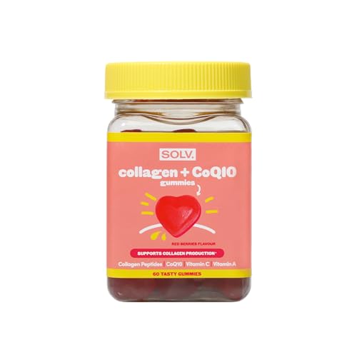 Collagen Peptides CoQ10 Vitamin Gummies. Vitamins A C Supplement, Biotin. Supports Collegen SOLV uk supplements