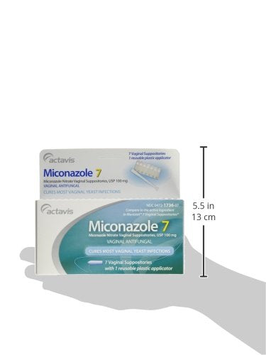 Miconazole 7 Day Vaginal Suppositories 100 mg - 7 ea Miconazole uk supplements