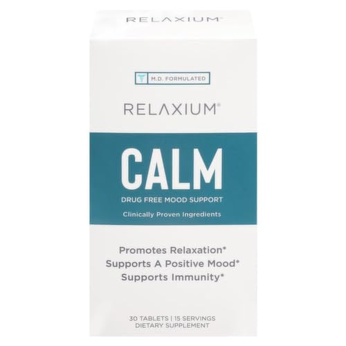 Relaxium Calm, Non-Habit Forming, Stress and Mood Support Supplement Relaxium uk supplements