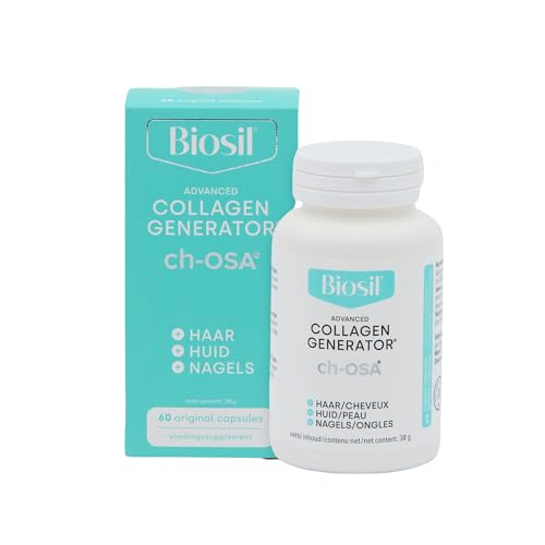 Biosil Collagen Generator - 60 Capsules - with Patented ch-OSA Complex - Generates & Protects BioSil uk supplements