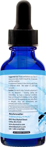 Absonutrix Berberine Supplement 600 mg, 4 Fl Oz Large Bottle, Healthy Weight Loss Support Absonutrix uk supplements