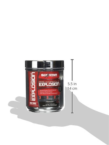 Six Star Pre-Workout Explosion, Fruit Punch, 0.45 Pound Six Star uk supplements