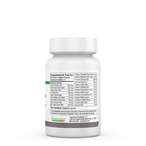 Greens First Full Body AM/PM Cleanse, 20 Veggie Capsules – Supplement for Natural Detox Greens First uk supplements