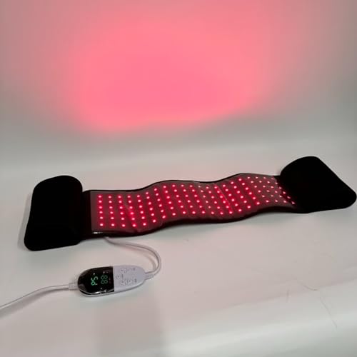 Red Light Therapy Belt, 2 in 1 LED Red & Infrared Light Therapy Flexible Wearable Pad for Body Back Okyna uk supplements