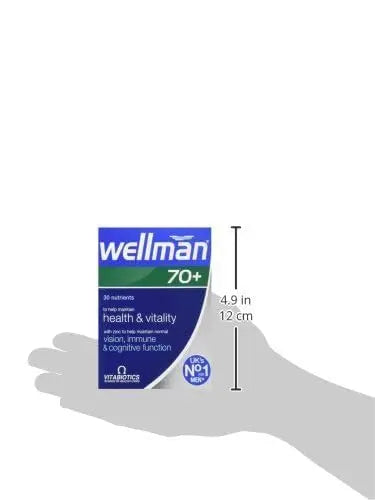 Vitabiotics Wellman 70+ 30 Tabs Vitabiotics uk supplements