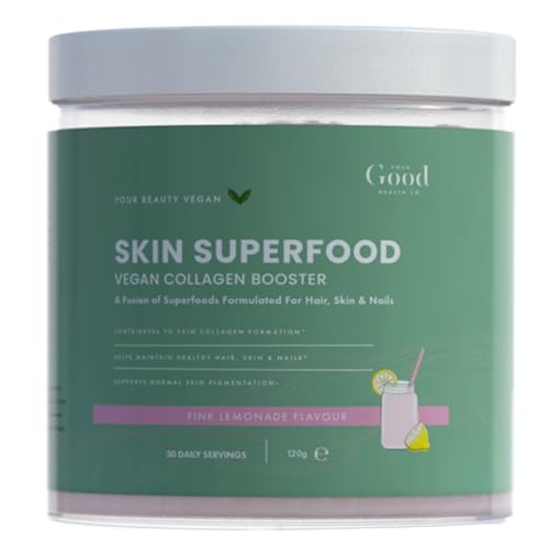 Your Good Health Co. – Your Beauty Vegan Collagen Booster Powder, Pink Lemonade Your Good Health Co. uk supplements