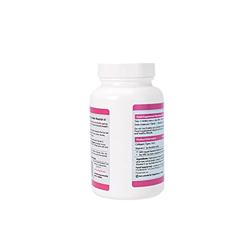 AHS Super Collagen + Vitamin C Tablets 120 Tablets - 6000mg Collagen per Serving - 1 Month Supply AHS uk supplements