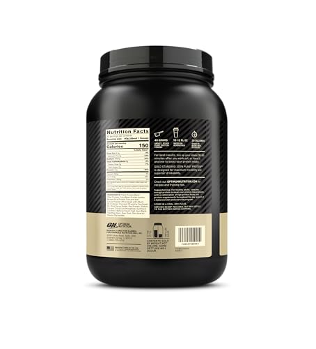 Optimum Nutrition Gold Standard 100% Plant Based Protein Powder, Gluten Free, Vegan Pro Optimum Nutrition uk supplements